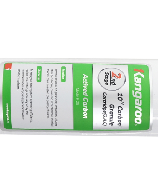 Lõi số 2 Kangaroo - Than hoạt tính, khử đá vôi ( Carbon Granule Cartridge )